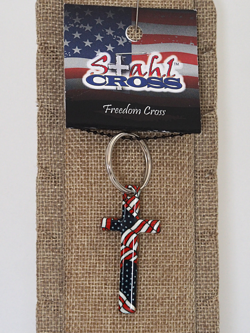 Freedom Cross Key Ring