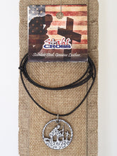 Load image into Gallery viewer, Kneeling Soldier Pendant Necklace
