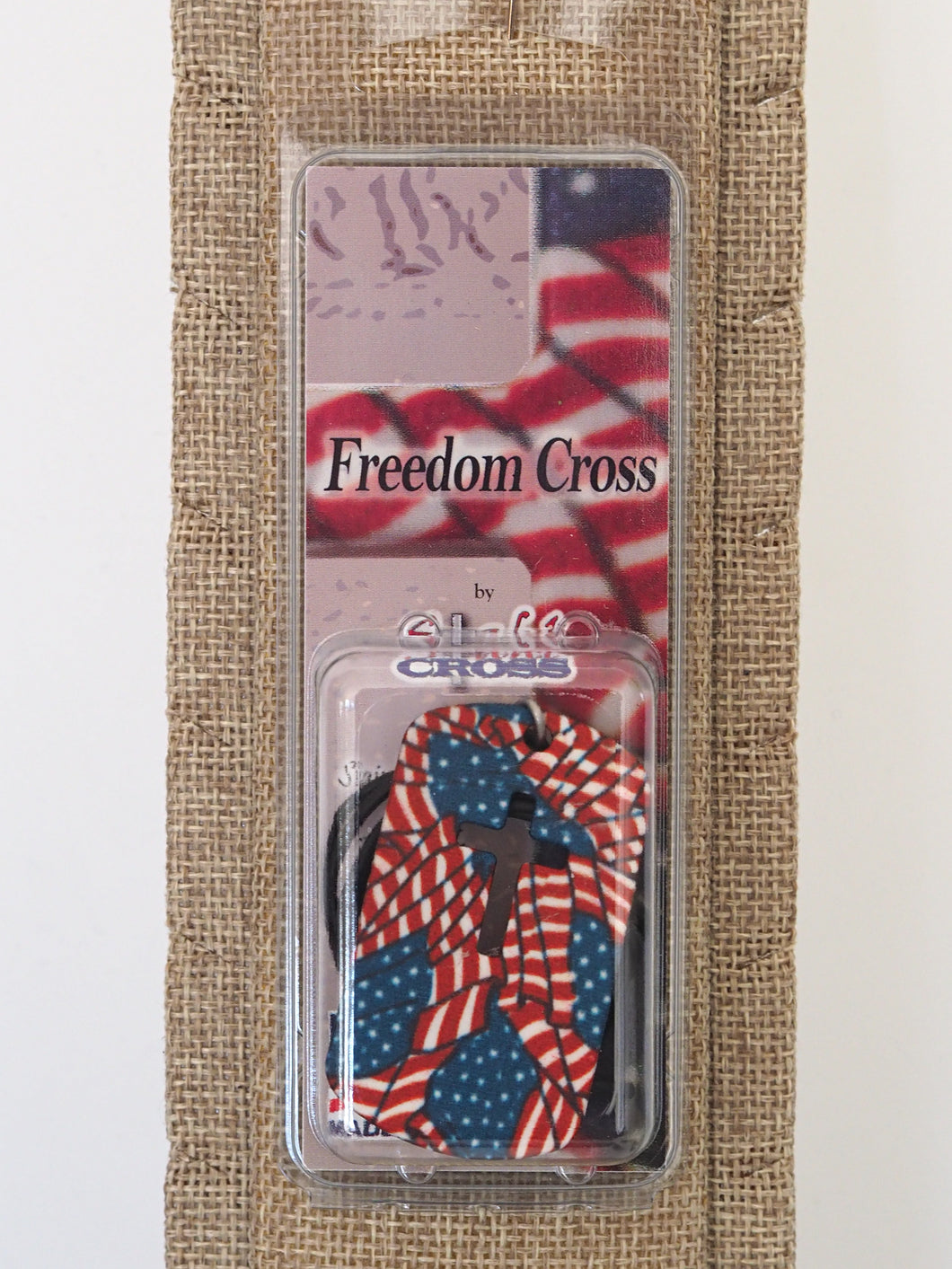 Freedom Cross Dog Tag Necklace